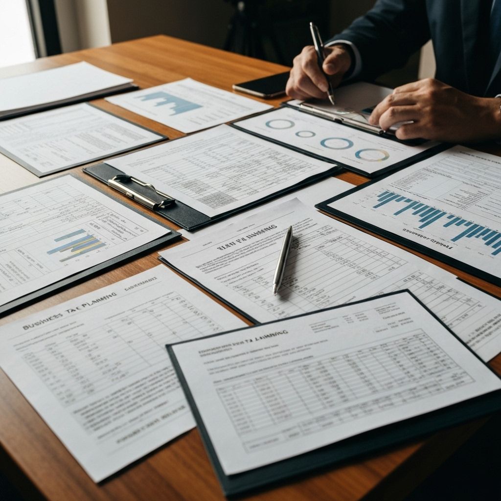 Tax Planning Strategies for Small Businesses